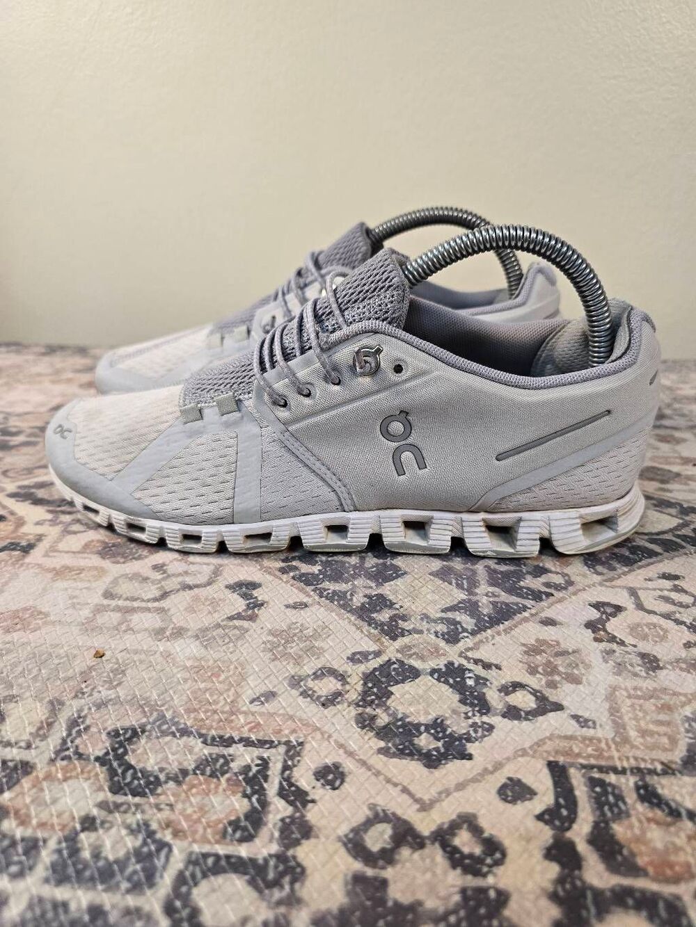 On Cloud 5 Terry Glacier Gray Women's Running Shoes Sneakers Size 8.5